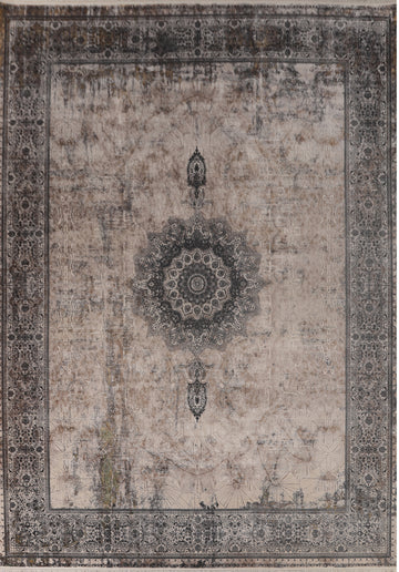 Traditional Qum Turkish Area Rug 10x13