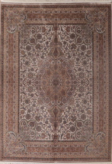 Traditional Qum Turkish Area Rug 9x12