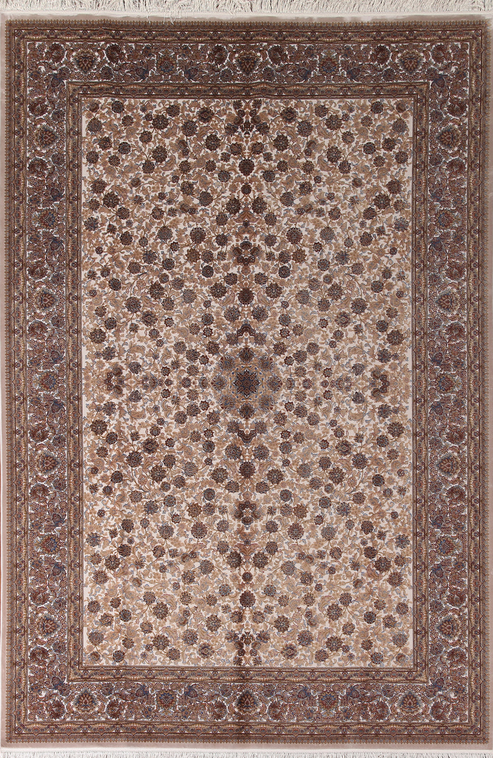 Floral Qum Traditional Area Rug 7x10
