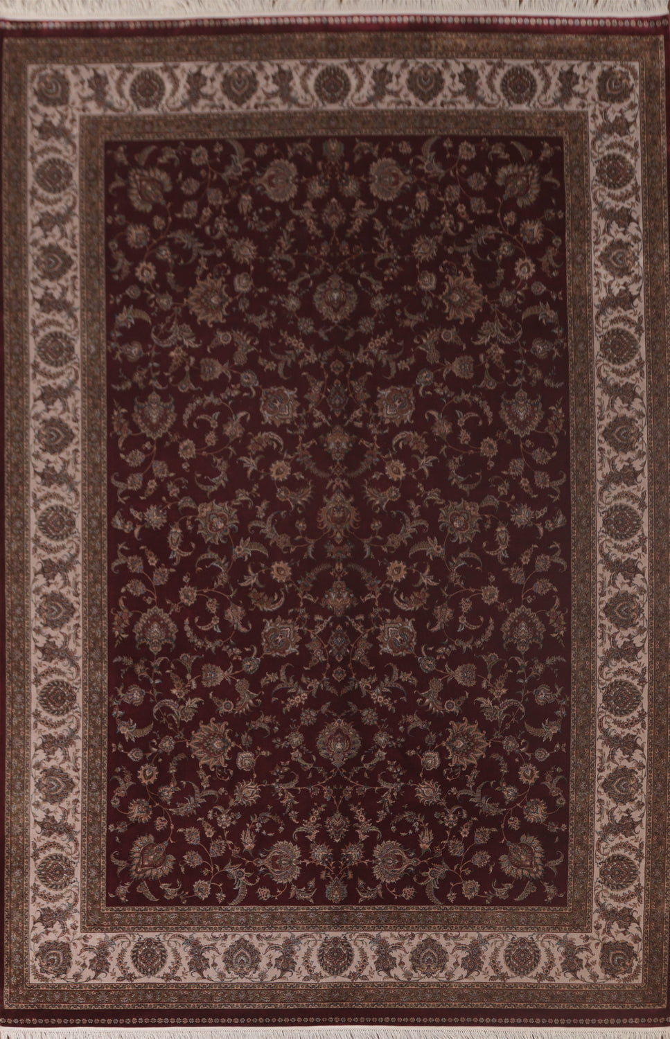 Traditional Tabriz Turkish Area Rug 7x10