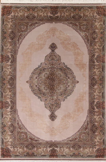 Traditional Qum Turkish Area Rug 7x10