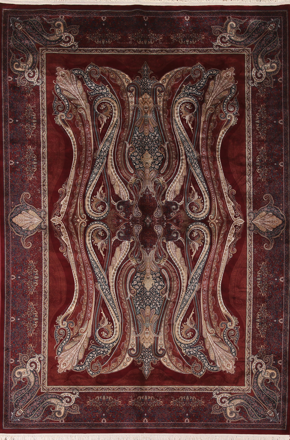 Victorian Style Qum Traditional Area Rug 7x10