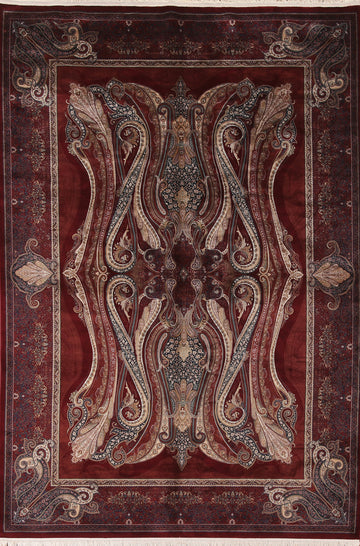 Victorian Style Qum Traditional Area Rug 7x10