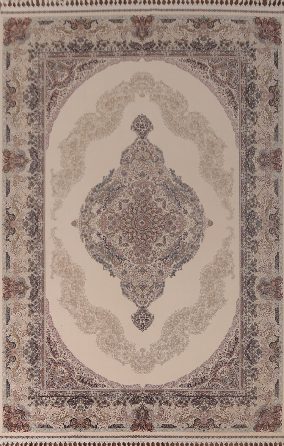 Traditional Qum Turkish Area Rug 7x10