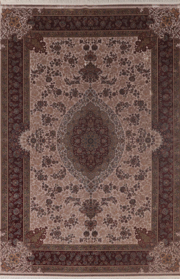 Traditional Tabriz Turkish Area Rug 7x10