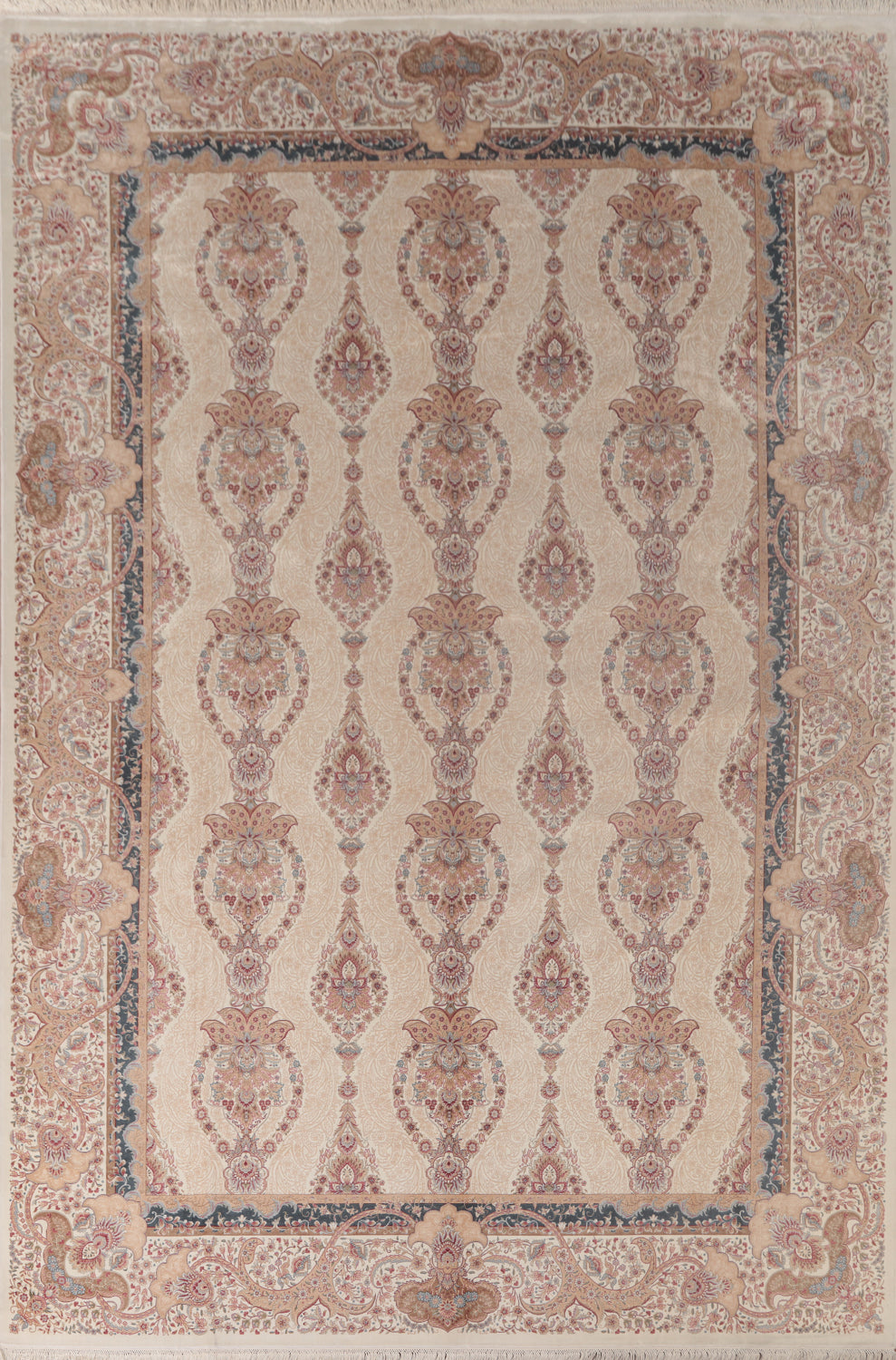 All-Over Qum Traditional Area Rug 8x11