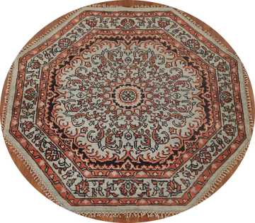 Geometric Heriz-Serapi Oriental Rug 6x6