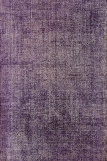 Distressed Purple Anatolian Turkish Area Rug 8x12