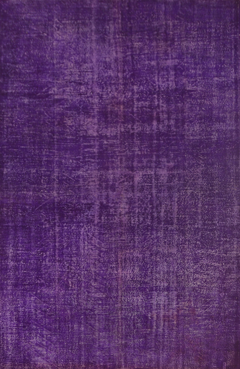 Purple Over-Dyed Anatolian Distressed Area Rug 8x11