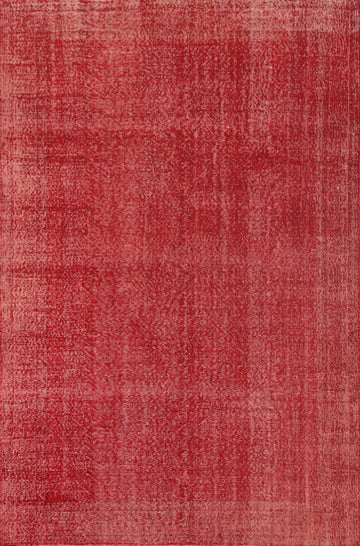 Distressed Over-Dyed Anatolian Turkish Rug 7x10