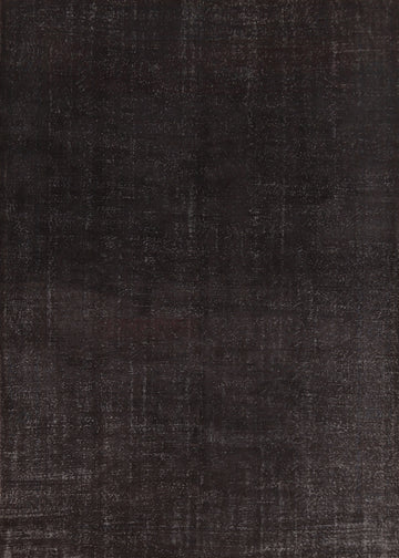 Distressed Over-Dyed Anatolian Turkish Area Rug 9x12