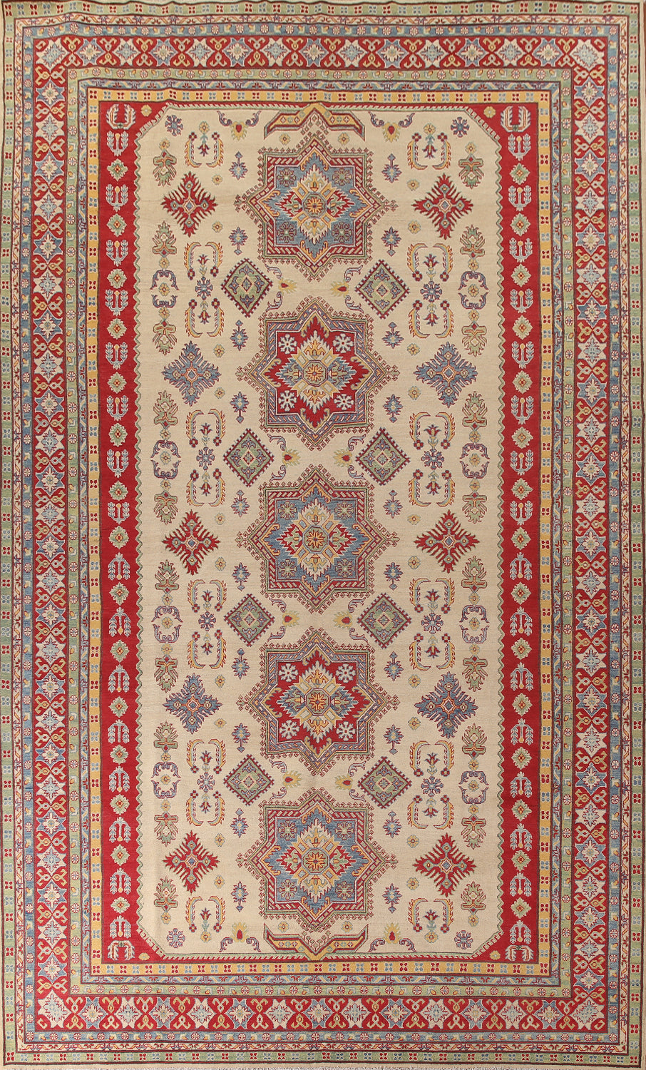 Handmade Wool Kazak Oriental Large Rug 10x16