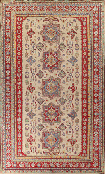 Handmade Wool Kazak Oriental Large Rug 10x16