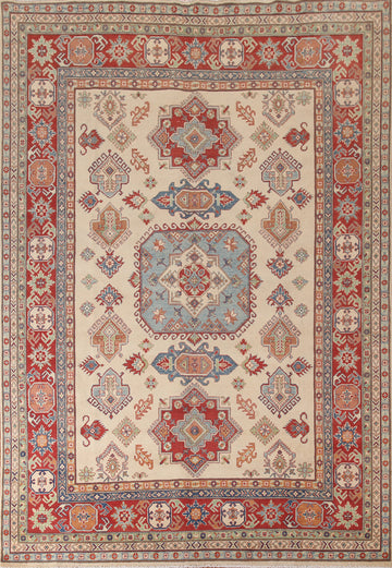 Geometric Kazak Oriental Area Rug 8x11