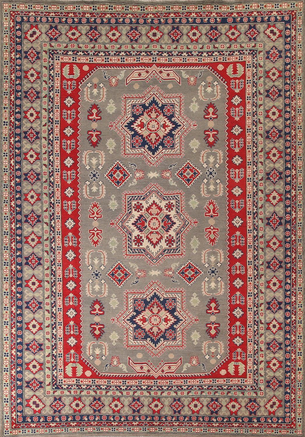 Handmade Wool Kazak Oriental Area Rug 9x11