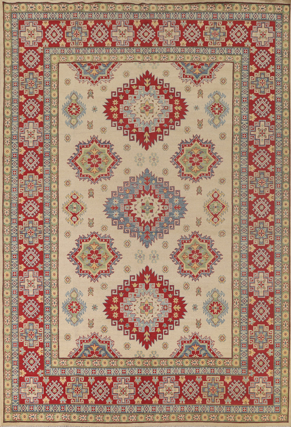 Geometric Kazak Living Room Rug 8x12