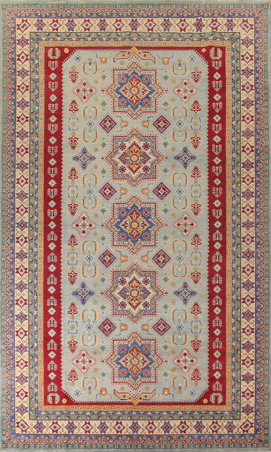 Geometric Kazak Large Oriental Rug 10x16