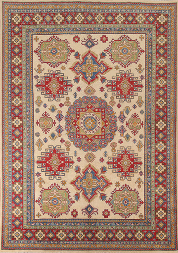 Geometric Kazak Oriental Area Rug 9x12