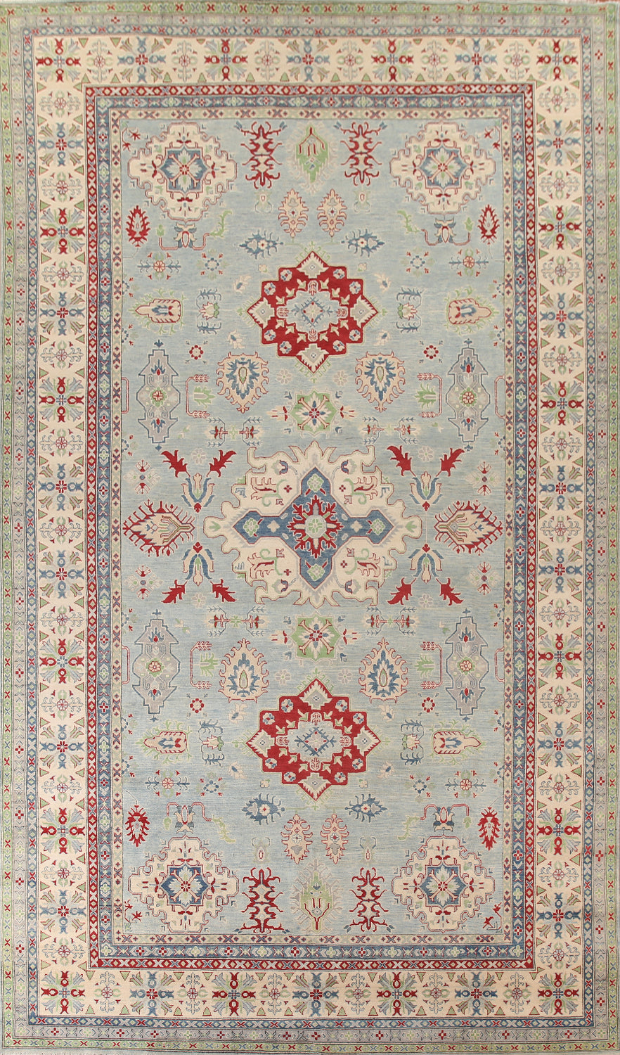 Large Geometric Kazak Oriental Rug 10x16