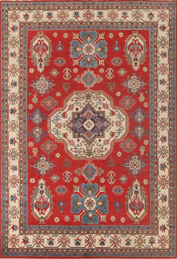 Handmade Red Kazak Oriental Area Rug 9x11