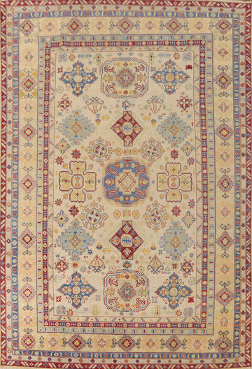 Geometric Kazak Oriental Rug 10x13