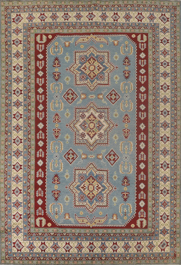 Light Blue Kazak Oriental Area Rug 8x11