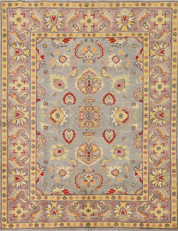 Handmade Wool Kazak Oriental Rug 5x7