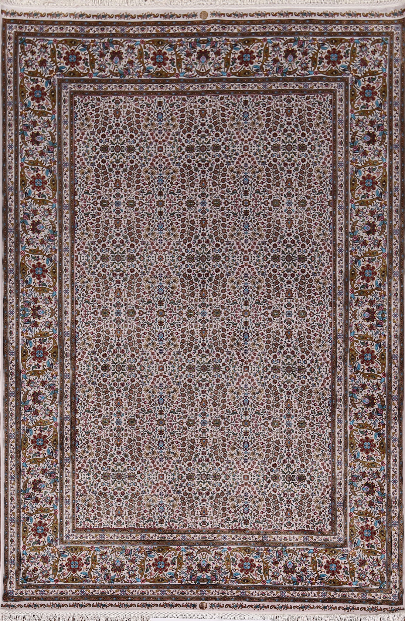 Traditional Tabriz Turkish Area Rug 5x8
