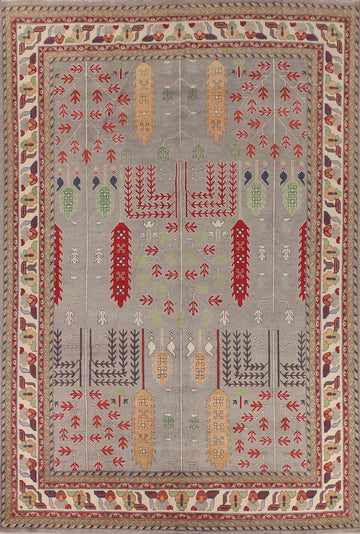 Handmade Wool Kazak Oriental Rug 10x13