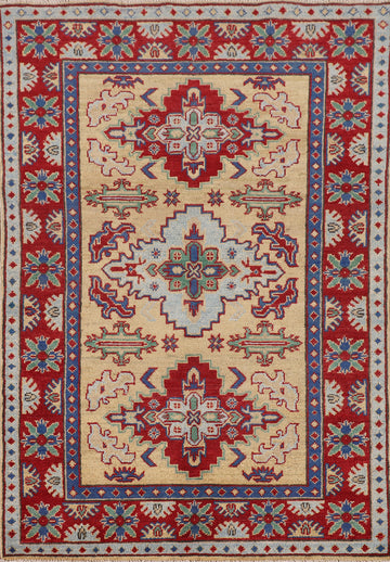 Geometric Kazak Handmade Accent Rug 3x5