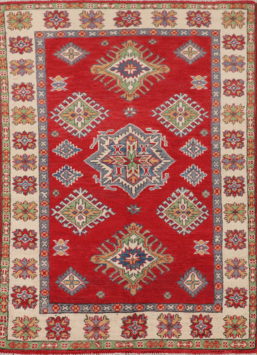 Handmade Red Kazak Oriental Rug 3x5