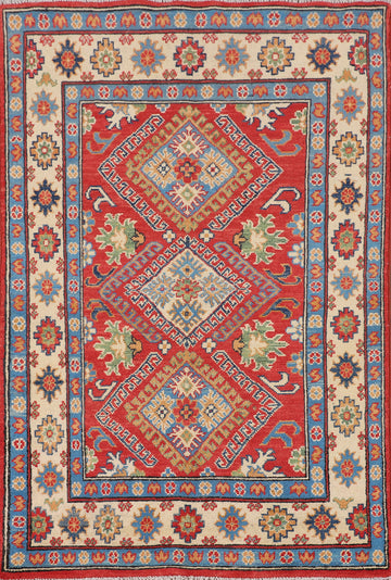 Geometric Kazak Handmade Accent Rug 3x5