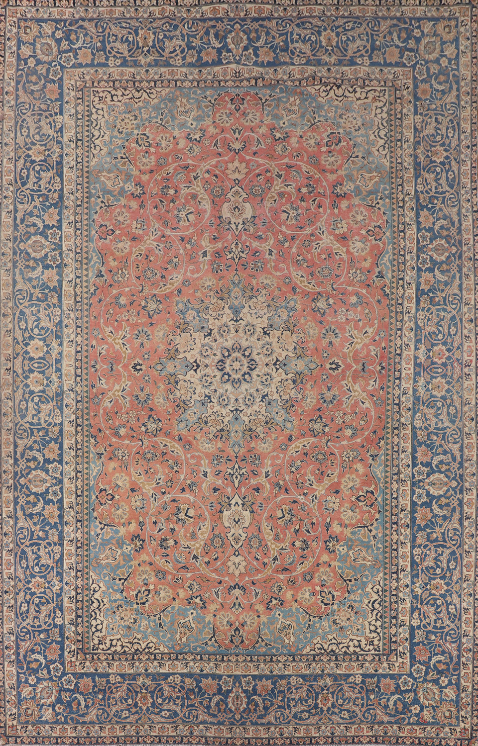 Traditional Najafabad Persian Large Rug 11x16