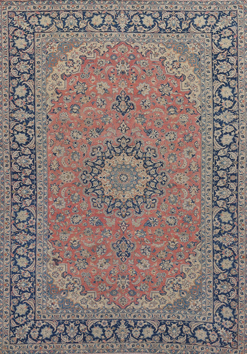 Traditional Pink Najafabad Persian Area Rug 10x13