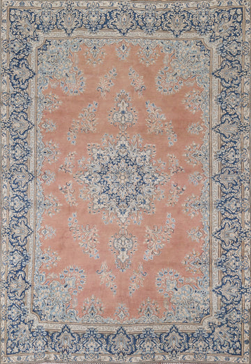 Vintage Kerman Persian Living Room Rug 7x10