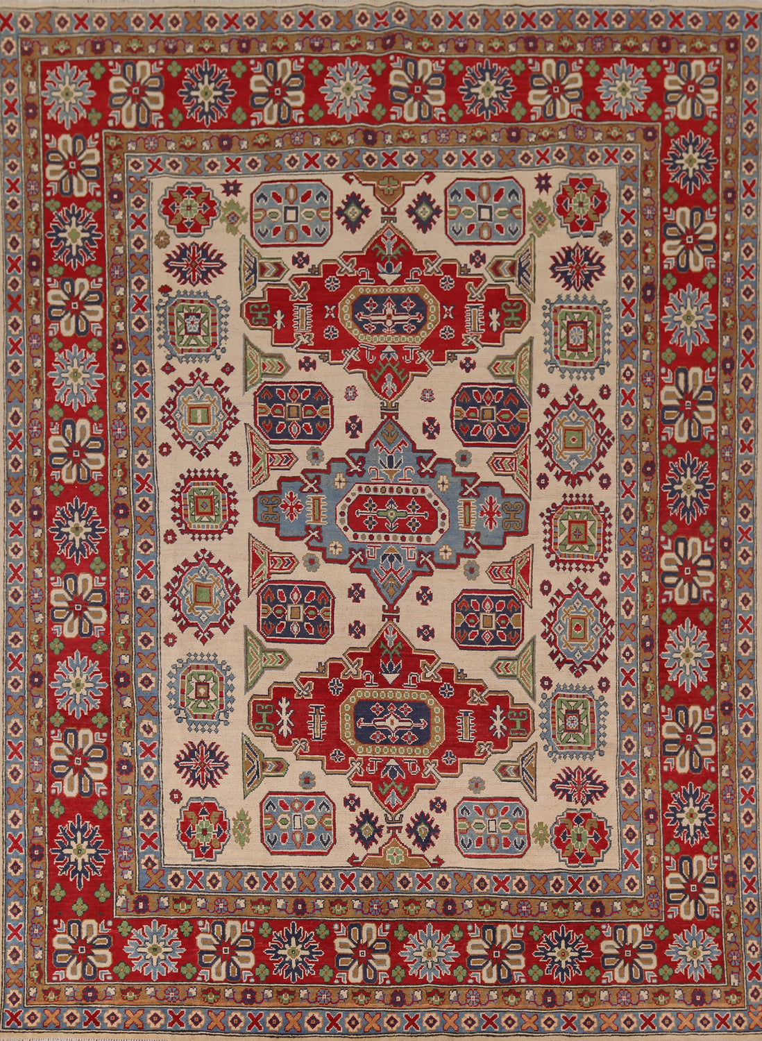 Handmade Kazak Oriental Area Rug 8x10