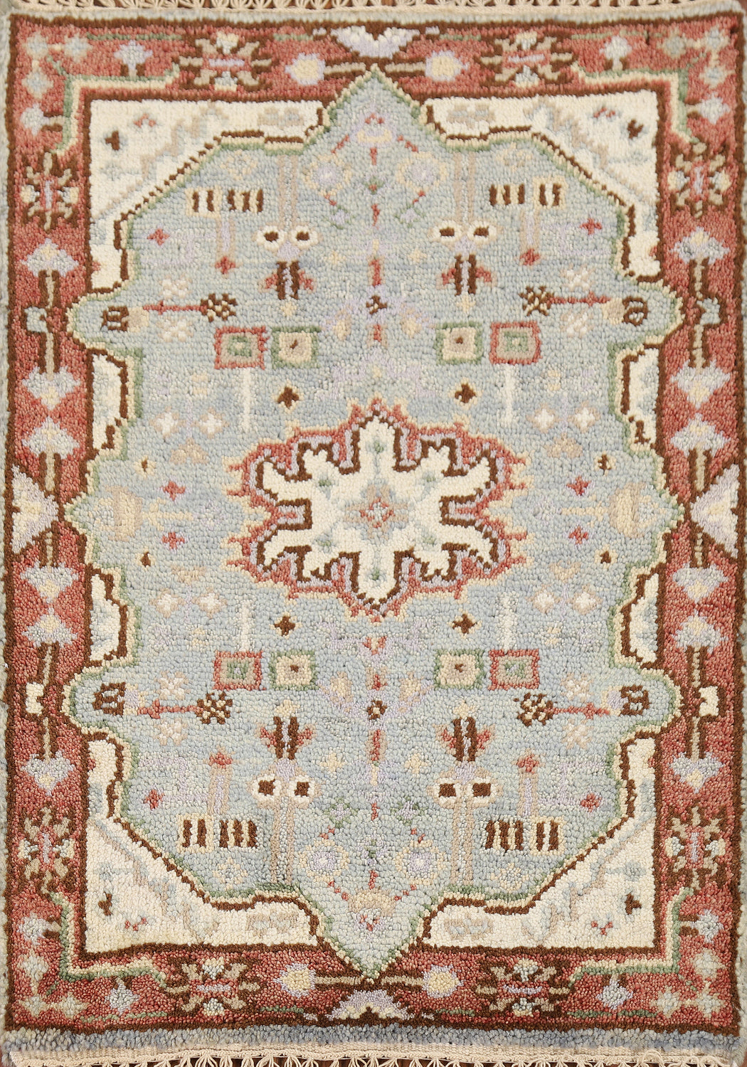 Handmade Wool Kazak Accent Rug 2x3