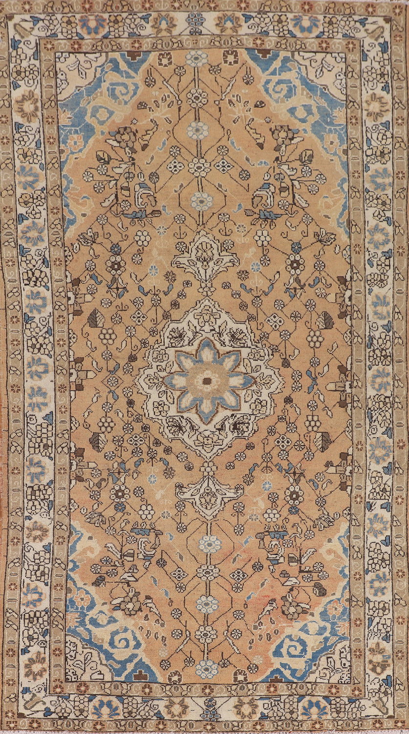 Handmade Floral Mahal Persian Area Rug 5x10