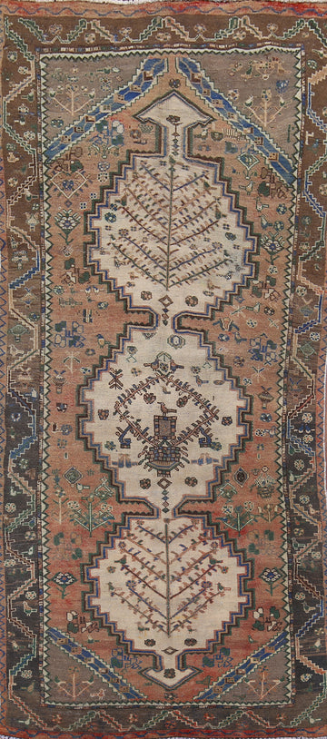 Handmade Wool Bakhtiari Persian Area Rug 5x10