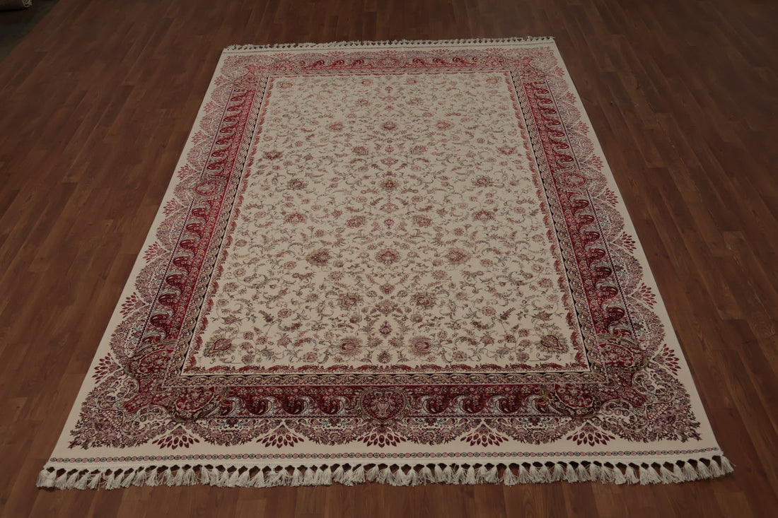 All-Over Floral Qum Living Room Area Rug 7x10