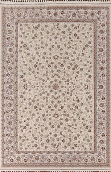 Traditional Qum Turkish Area Rug 7x10