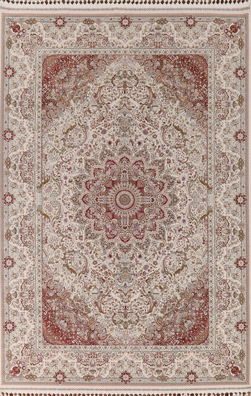 Traditional Qum Turkish Area Rug 7x10