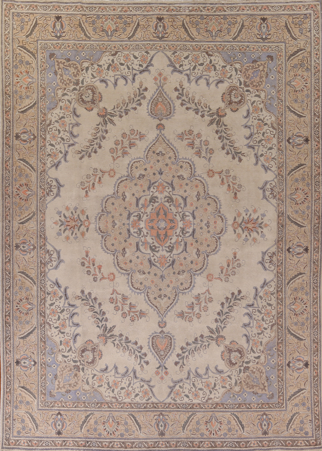 Handmade Floral Tabriz Persian Area Rug 10x13