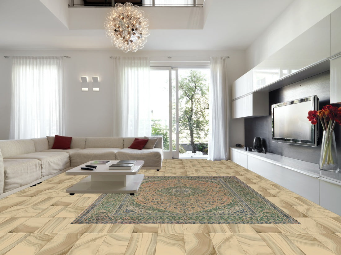 Traditional Floral Kashan Persian Area Rug 10x13