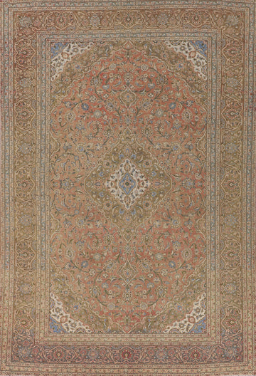 Traditional Mashad Persian Area Rug 10x13
