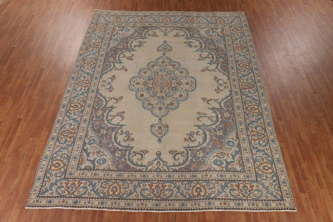 Vintage Tabriz Persian Area Rug 10x13