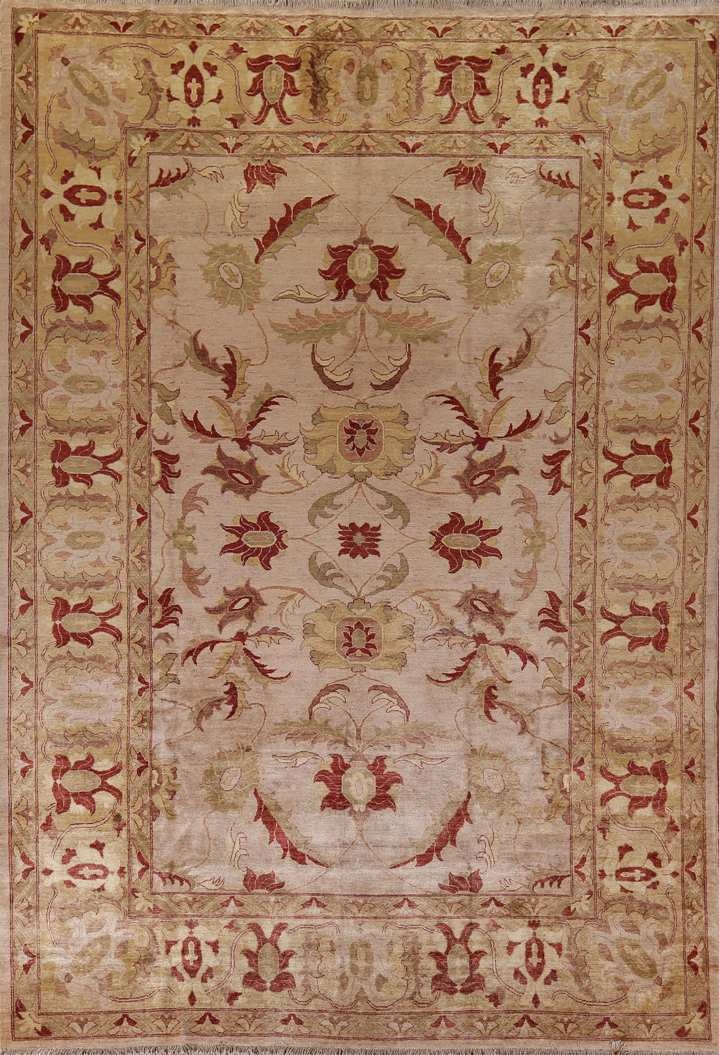Handmade Floral Peshawar Oriental Area Rug 10x13