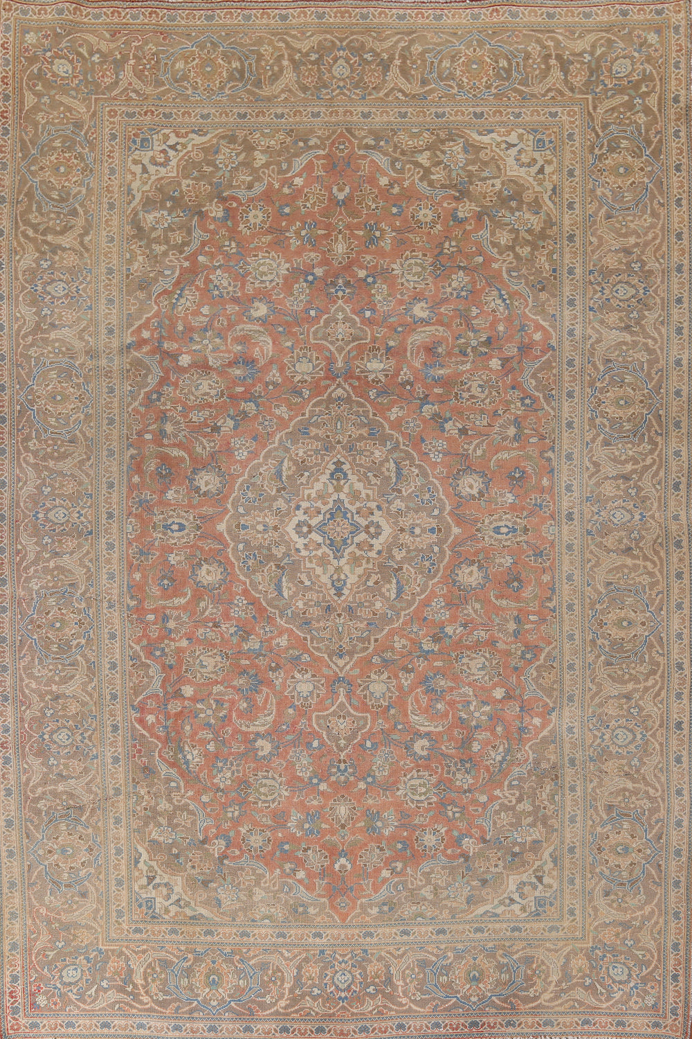 Traditional Mashad Persian Area Rug 8x11