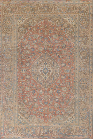 Traditional Mashad Persian Area Rug 8x11