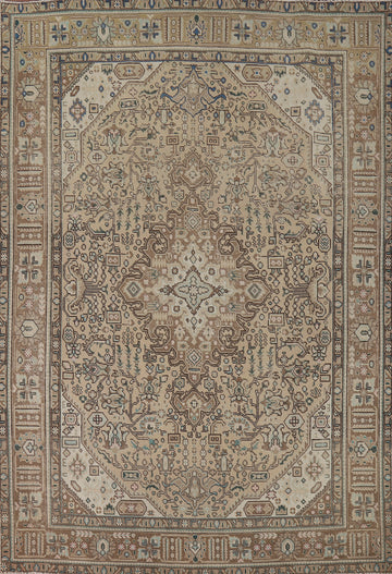 Handmade Wool Tabriz Persian Area Rug 6x9